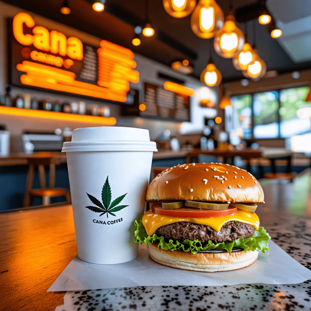 Brew, Bite, and Blaze at the Canna Coffee Ice Cream Cafe Burger Dispensary